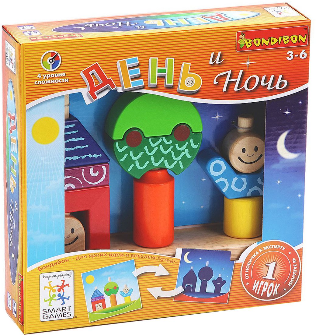

Настольная игра Bondibon День и Ночь [ВВ1058]