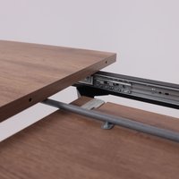 Кухонный стол AksHome Twist (дуб табачный/черный)