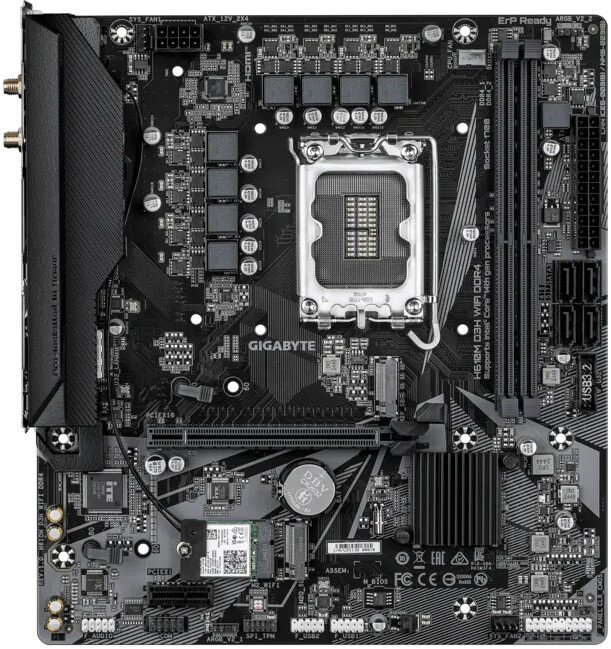 Материнская плата Gigabyte H610M D3H WiFi DDR4
