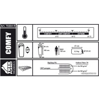 Спальный мешок Trek Planet Comfy 70364-R