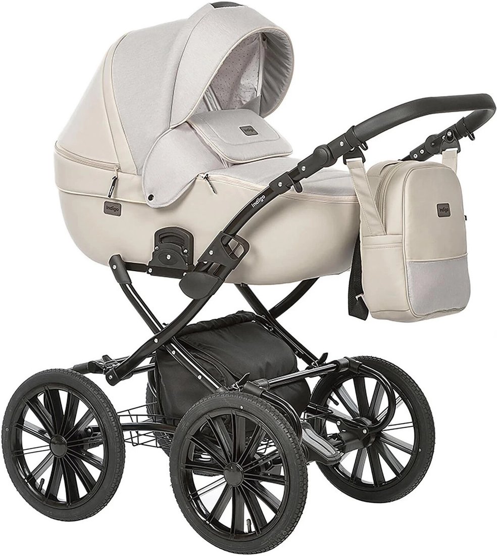 

Универсальная коляска Indigo Porto Classic 14 (2 в 1, Po-03/бежевый)