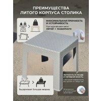 Садовый стол Mega-Plast Bistro (мокко)