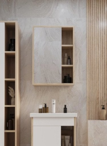 

Mixline Шкаф с зеркалом для ванной Милтон-50 557614