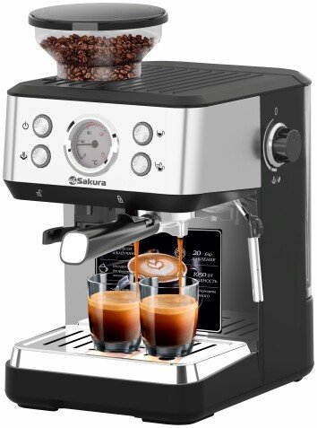 

Рожковая кофеварка Sakura SA-6122