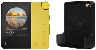 Портативный усилитель HiBy W4 + MagSafe Magnetic (желтый)