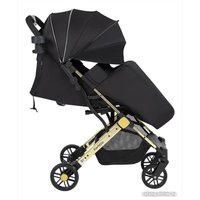Коляска прогулочная «книга» Farfello Comfy Go Comfort CG-201 (черный/золото)