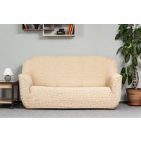 Чехол для дивана Софатэкс Люкс ПО-6 без оборки (ваниль)
