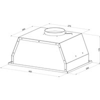 Кухонная вытяжка Monsher ANGERS 40 Blanc (белый)