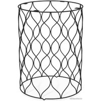 Журнальный столик Sheffilton SHT-TU49/TT 60 (черный муар/хромикс белый)