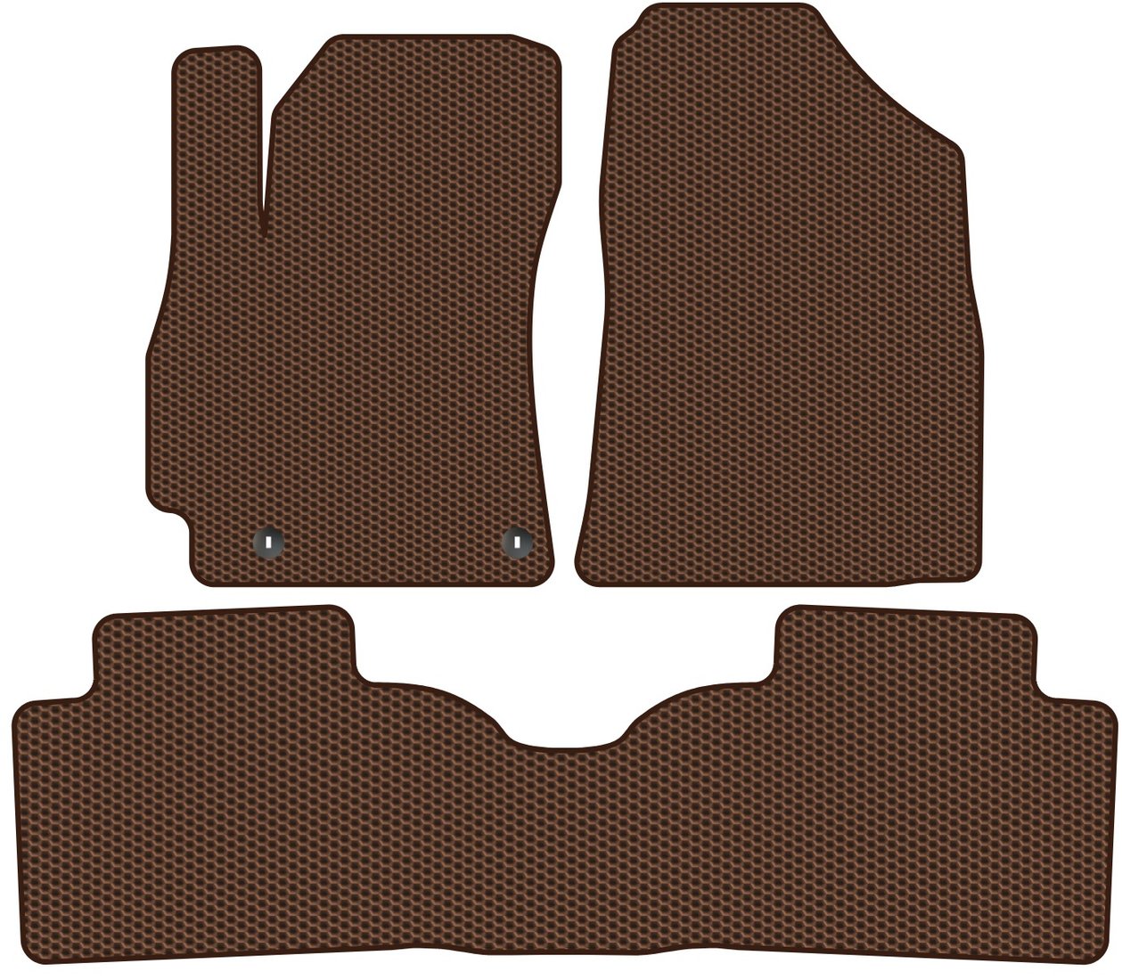 

Комплект ковриков для авто Alicosta Hyundai Elantra VII (седан / CN7) 2020 - Н.В. задний цельный (коричневый, сота)