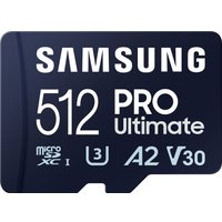 Карта памяти Samsung PRO Ultimate microSDXC 512GB (с кардридером)