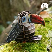 Конструктор Makebug Voices of Nature Красноклювый тукан MB-D-0007