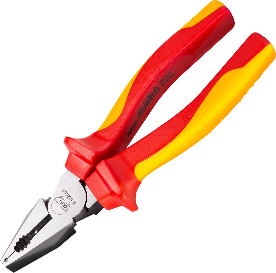 

Плоскогубцы Deli Диэлектрические YS EDL512007 (180мм, желтый/красный)