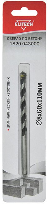 

Сверло ELITECH 1820.043000