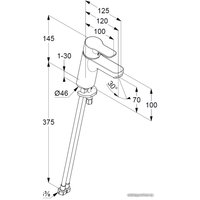 Смеситель Kludi Pure & Easy 370289165 (белый/хром)