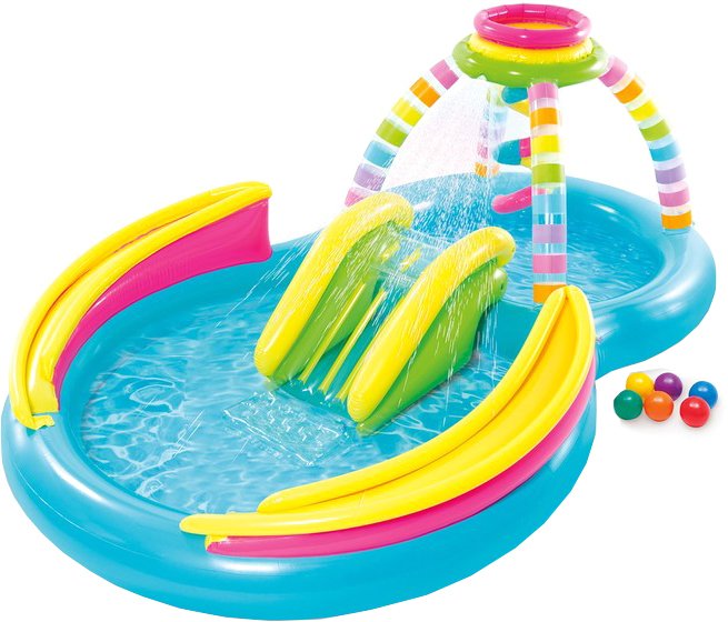 

Игровой центр Intex Rainbow Funnel Play Center 56137NP (295x191x109)