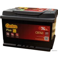 Автомобильный аккумулятор Centra Plus CB740 (74 А·ч)