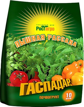 Грунт Торговый дом Рост Агро Гаспадар пышная рассада 10 л