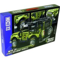 Конструктор Zhe Gao GZ6235 Внедорожник Jeep Wrangler на радиоуправлении