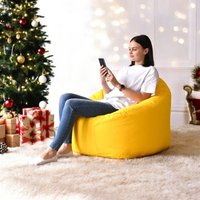 Кресло-мешок Mio Tesoro Poparada XXXL PO-65x85-ZH (желтый)