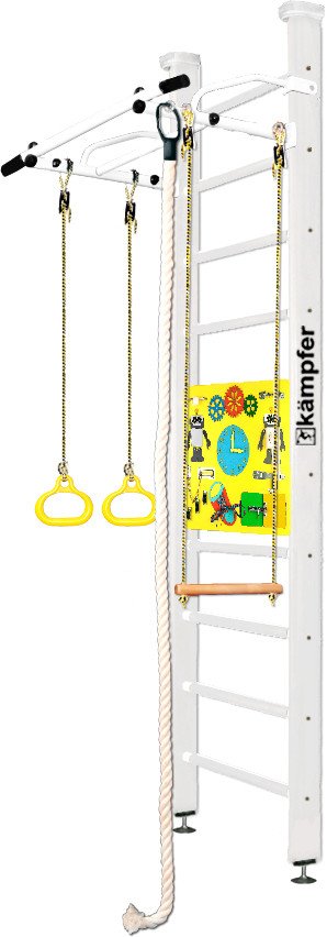 

Детский спортивный комплекс Kampfer Helena Ceiling Busyboard (стандарт, жемчужный/бизиборд желтый)