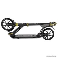 Двухколесный подростковый самокат Tech Team City Scooter 2022 (черный/серый)