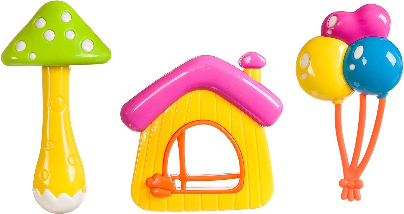 

Погремушка Bondibon Baby You дом, шарики, гриб ВВ3118