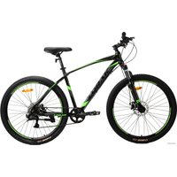 Велосипед Lorak Safe 27.5 Cassete р.17 (чёрный/зеленый глянец)