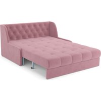 Диван Мебель-АРС Аккордеон Барон №6 НПБ 140x200 (велюр пудра НВ-178/18)