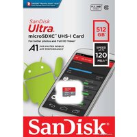 Карта памяти SanDisk Ultra SDSQUA4-512G-GN6MN microSDXC 512GB