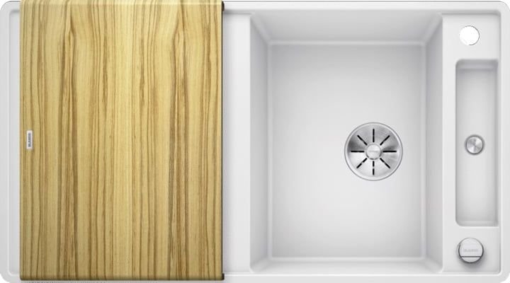 

Кухонная мойка Blanco Axia III 5 S-F 523228 (белый, деревянная доска)