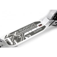 Двухколесный подростковый самокат RiverToys HB-A7 (белый)