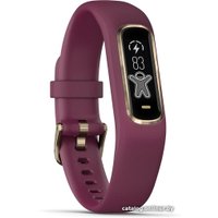 Фитнес-браслет Garmin Vivosmart 4 S/M (бордовый)