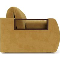 Диван Мебель-АРС Аккордеон Барон №3 ППУ 120x200 (Cabrio 27 желтый)