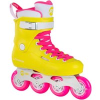 Роликовые коньки Powerslide Zoom Neon Yellow 80 908443 (р. 37-38, желтый)