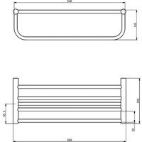 Полка для полотенца Haiba HB8424-7