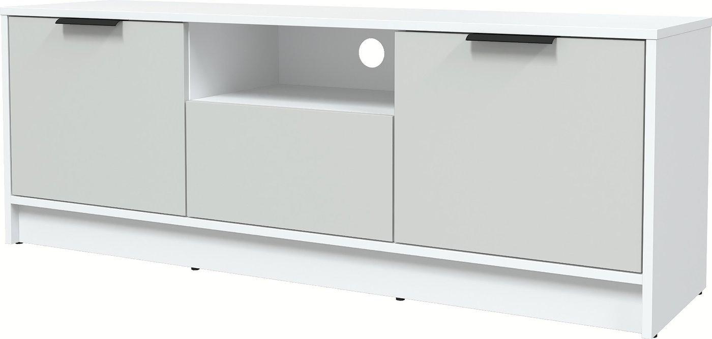 

Тумба Интерлиния ТВ Концепт КТ-ТВ3-50 Глосс (белый платинум/грей)