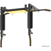 Турник с брусьями Central Sport Мультихват Lite Plus (черный/желтый)