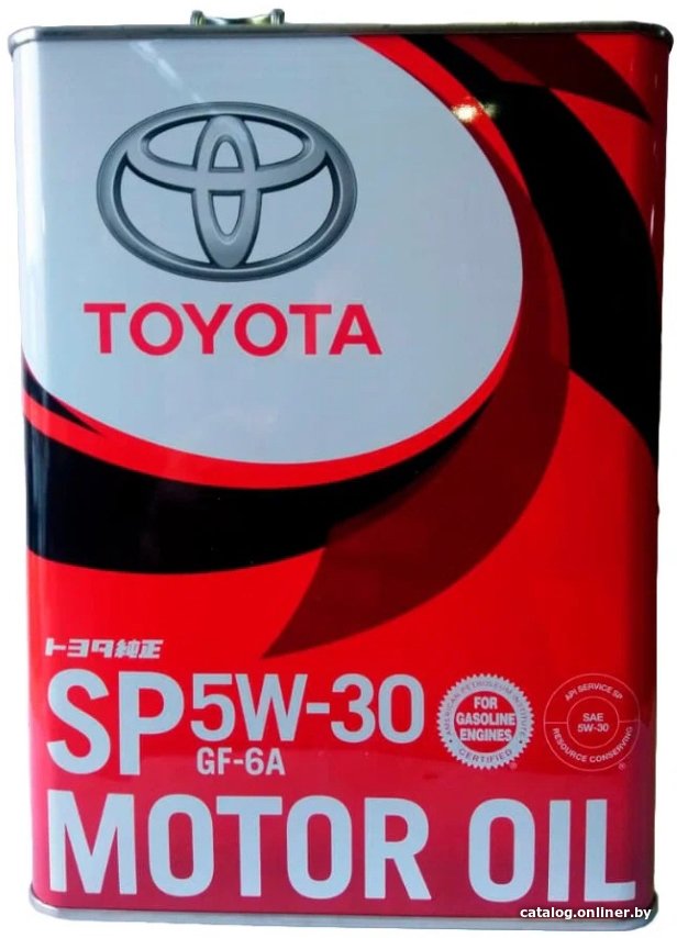 Моторное масло Toyota Motor Oil SP GF-6A 5W-30 4л