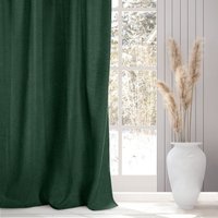 Комплект штор Волшебная ночь Рогожка с подхватами 165x270/791108 (2 шт, изумруд)