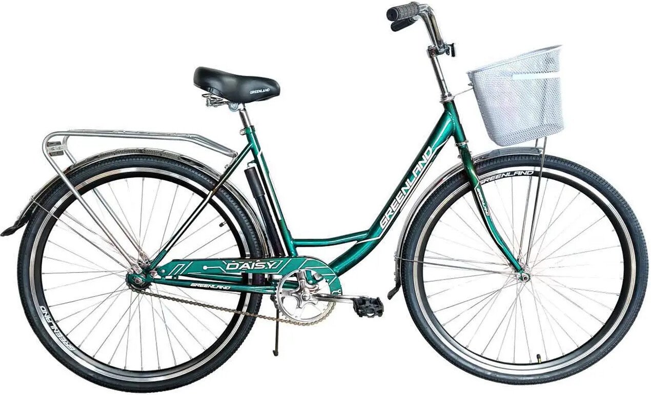 Велосипед Greenland Daisy 28 2024 (зеленый)