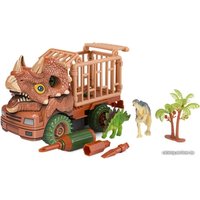 Набор Pit Stop Динозавр Трак, Трицератопс PS-1907-1-4