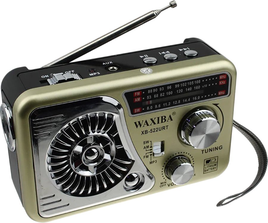 

Радиоприемник Waxiba XB-522URT (золотистый)
