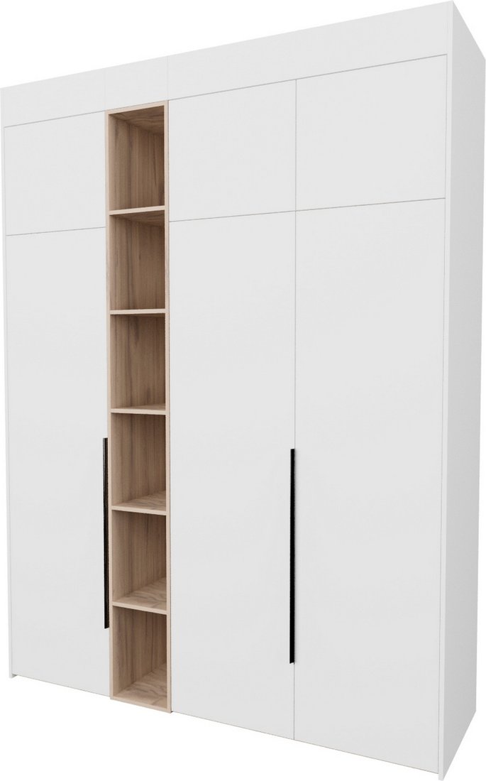 

Шкаф распашной Рэйгрупп Рэй S262-В7-2-EBЕ В7-2 (дуб элисон/белый премиум)