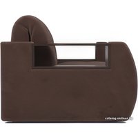 Кресло-кровать Мебель-АРС Барон №3 (велюр, молочный шоколад НВ-178 13)