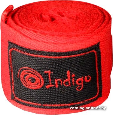 Бинт боксерский Indigo 1115 (3.5 м, красный)