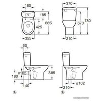 Бачок для унитаза Roca Victoria 734139Z000