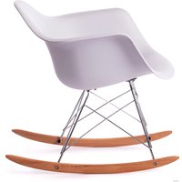 Кресло-качалка TetChair Cindy C1025A (белый 018/натуральный) в Лиде