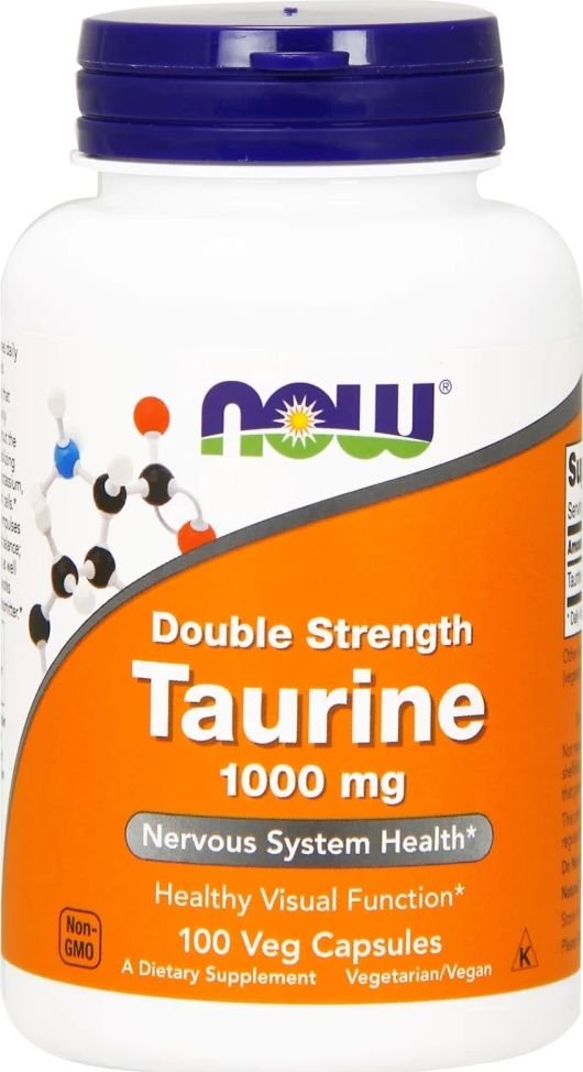 

Таурин Now Foods Taurine Veg 1000 мг (100 капсул)