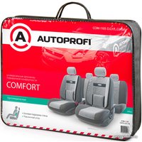 Комплект чехлов для сидений Autoprofi Comfort COM-1105 (темно-серый/светло-серый)